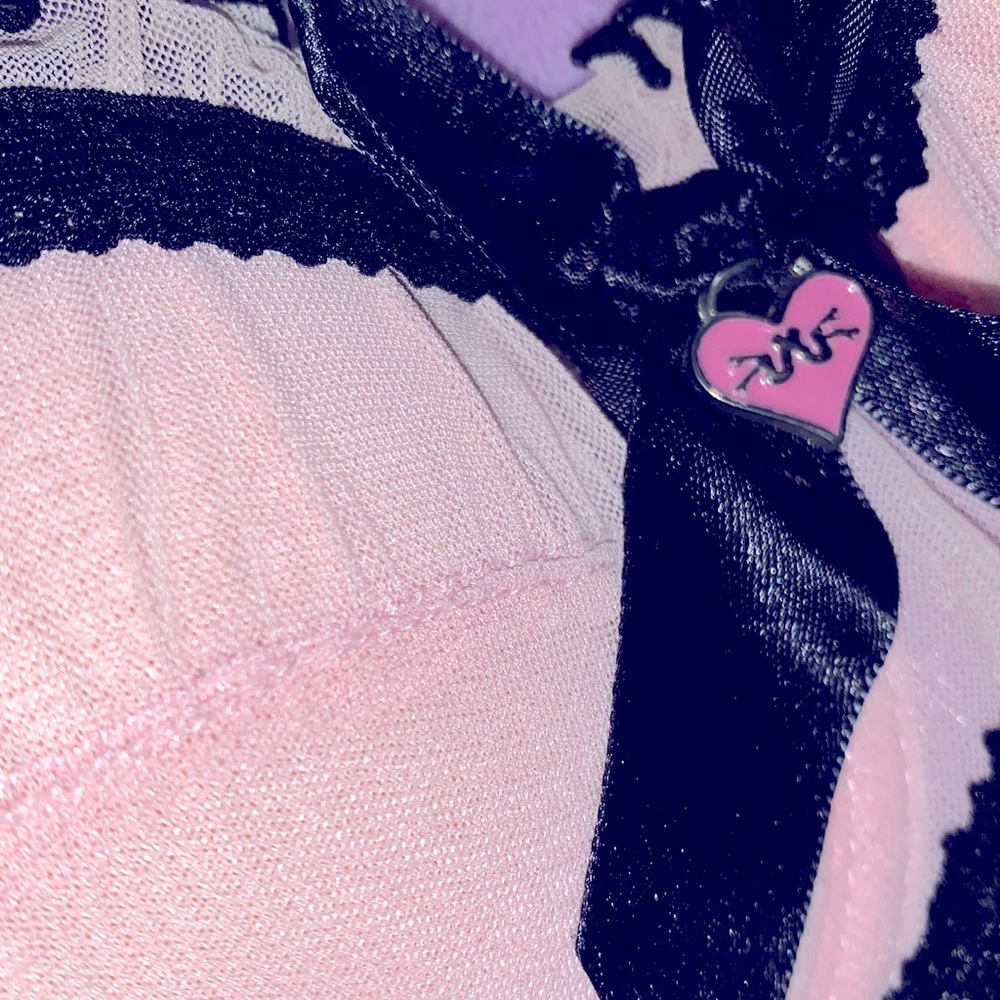 Vintage White Playboy Victorian Style Bra Gem